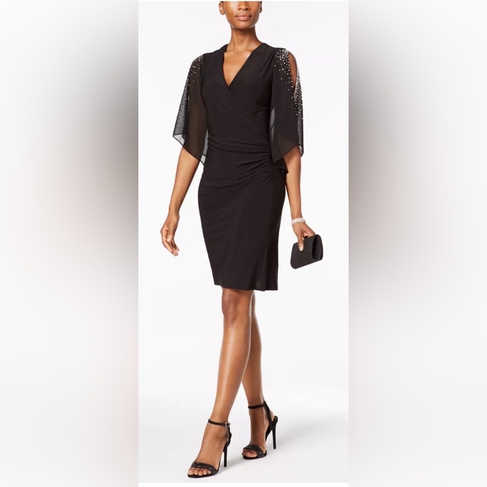 MSK Embellished Cold-Shoulder Dress (00013)